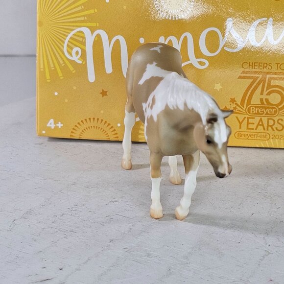 Breyer Breyerfest 2025 SR Stablemate Break Out the Bubbles Mimosa Indian Pony - Picture 4 of 9